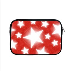 Snowflakes And Star Patterns Red Stars Apple Macbook Pro 15  Zipper Case by artworkshop