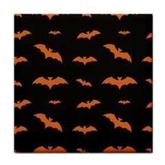 Bat Pattern Face Towel by Valentinaart