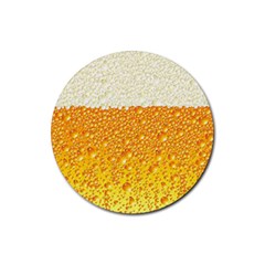 Bubble Beer Rubber Coaster (round) by artworkshop