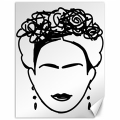 Frida Kahlo  Canvas 12  X 16  by Sobalvarro