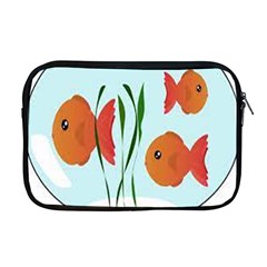 Fishbowl Fish Goldfish Water Apple Macbook Pro 17  Zipper Case by artworkshop