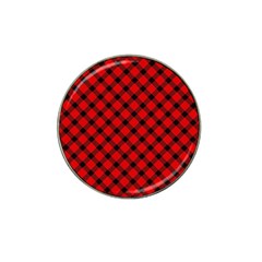 Lumberjack Plaid Hat Clip Ball Marker (10 Pack) by artworkshop