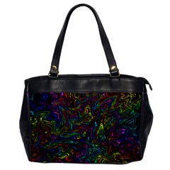 Melting Colours Oversize Office Handbag by DimensionalClothing