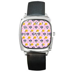 Skullsun Square Metal Watch by Sparkle