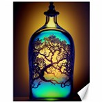 Flask Bottle Tree In A Bottle Perfume Design Canvas 12  x 16 