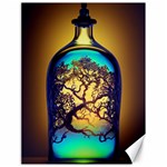 Flask Bottle Tree In A Bottle Perfume Design Canvas 18  x 24 