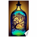 Flask Bottle Tree In A Bottle Perfume Design Canvas 40  x 72 