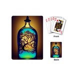 Flask Bottle Tree In A Bottle Perfume Design Playing Cards Single Design (Mini)