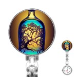 Flask Bottle Tree In A Bottle Perfume Design Stainless Steel Nurses Watch