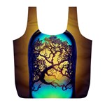 Flask Bottle Tree In A Bottle Perfume Design Full Print Recycle Bag (L)