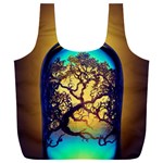 Flask Bottle Tree In A Bottle Perfume Design Full Print Recycle Bag (XXXL)
