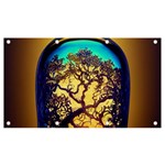 Flask Bottle Tree In A Bottle Perfume Design Banner and Sign 7  x 4 