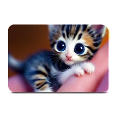 Cute Kitten Kitten Animal Wildlife 3d Plate Mats