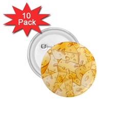Cheese-slices-seamless-pattern-cartoon-style 1 75  Buttons (10 Pack) by Pakemis