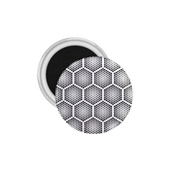 Halftone-tech-hexagons-seamless-pattern 1 75  Magnets by Pakemis
