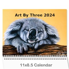 Calendar 2024 Wall Calendar 11 X 8 5 (12-months) by ArtByThree