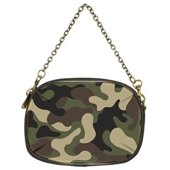 Camouflage Pattern Background Chain Purse (two Sides) by artworkshop