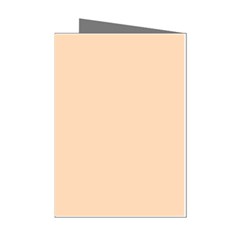 Color Peach Puff Mini Greeting Cards (pkg Of 8) by Kultjers