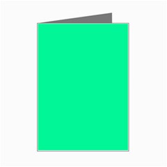 Color Medium Spring Green Mini Greeting Card by Kultjers