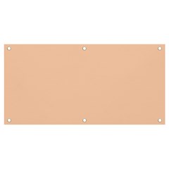 Color Apricot Banner And Sign 4  X 2  by Kultjers