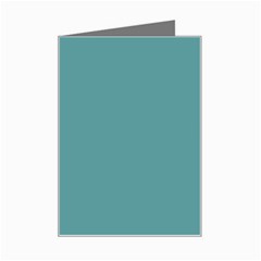 Color Cadet Blue Mini Greeting Card by Kultjers