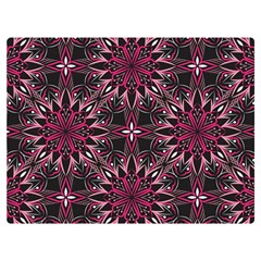 Seamless-pattern-with-flowers-oriental-style-mandala Flano Blanket (extra Small) by Pakemis
