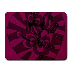Aubergine Zendoodle Small Mousepad by Mazipoodles