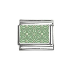 Kaleidoscope Peaceful Green Italian Charm (9mm) by Mazipoodles