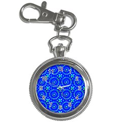 Kaleidoscope Royal Blue Key Chain Watches by Mazipoodles