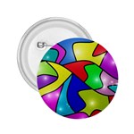 Colorful abstract art 2.25  Buttons Front