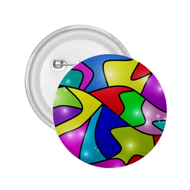 Colorful abstract art 2.25  Buttons