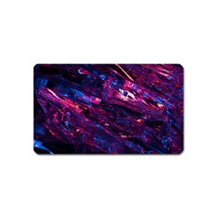 Space Futuristic Shiny Abstraction Magnet (name Card) by Pakemis