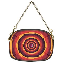 Illustration Door Abstract Concentric Pattern Chain Purse (one Side) by Ravend
