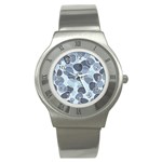 Sample Pattern Seamless Stainless Steel Watch