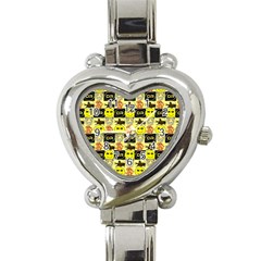 Smily Heart Italian Charm Watch by Sparkle