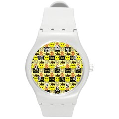 Smily Round Plastic Sport Watch (m) by Sparkle