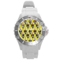 Smily Round Plastic Sport Watch (l) by Sparkle