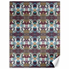 Multicolored Ornate Decorate Pattern Canvas 36  X 48  by dflcprintsclothing
