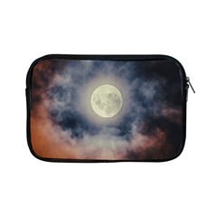 Dark Full Moonscape Midnight Scene Apple Ipad Mini Zipper Cases by dflcprintsclothing