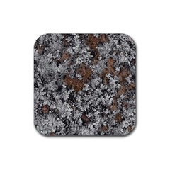 Floral Surface Print Design Rubber Coaster (square) by dflcprintsclothing