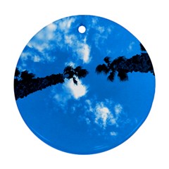 Trees & Sky In Martinsicuro, Italy  Ornament (round) by ConteMonfrey