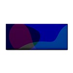 Blue Abstract 1118 - Groovy Blue And Purple Art Hand Towel