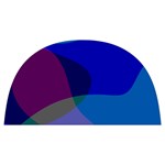 Blue Abstract 1118 - Groovy Blue And Purple Art Anti scalding pot cap