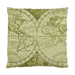 Vintage Mapa Mundi  Standard Cushion Case (One Side)
