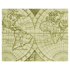 Vintage Mapa Mundi  Premium Plush Fleece Blanket (medium) by ConteMonfrey