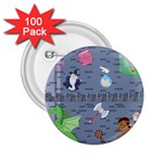 Dnd 2.25  Buttons (100 pack) 