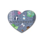 Dnd Rubber Coaster (Heart)