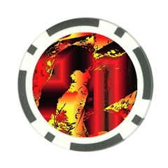 Red Light Ii Poker Chip Card Guard by MRNStudios