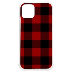 Red And Black Plaids Iphone 12/12 Pro Tpu Uv Print Case by ConteMonfrey