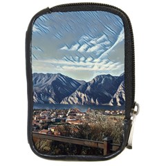 Lake In Italy Compact Camera Leather Case by ConteMonfrey
